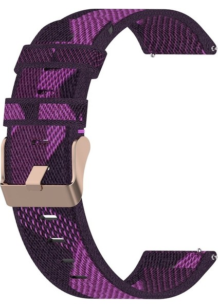 Samsung Galaxy Watch 4 44MM Mor Için Naylon Dokuma Watch Band (Yurt Dışından) modelleri