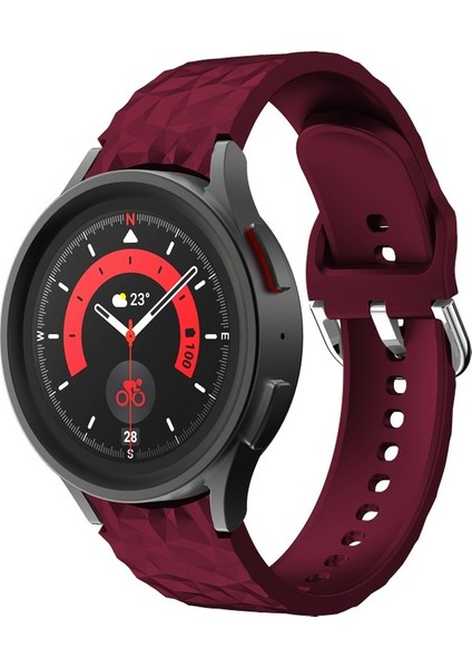 Samsung Galaxy Watch 5 / Watch 5 Pro Pembe Için Silikon Watch Band (Yurt Dışından)