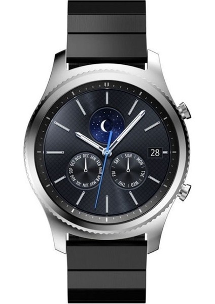 22 mm Huawei Gt Runner Saat One-Boncuk Çelik Kordonlu Saat Siyah Saat (Yurt Dışından) modelleri