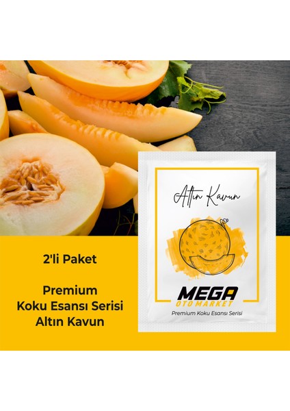 2'li Paket Araba Havalandırma Klima Koku Klipsi Yedek Kartuş Pedi 5 Ad. Premium Altın Kavun fiyatları