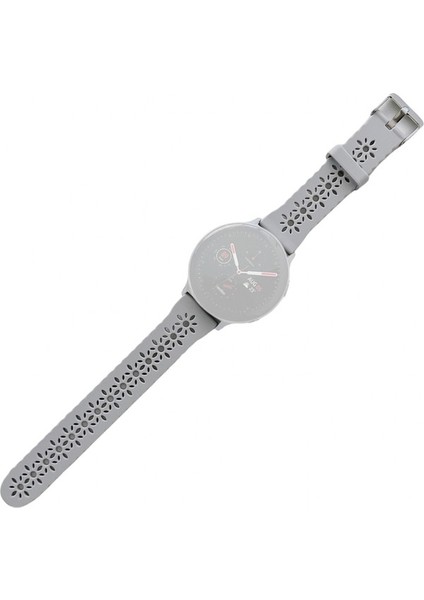 Samsung Galaxy Watch Active2 Için Silikon Kayışı 44 mm Seramik Kül (Yurt Dışından) fiyatları