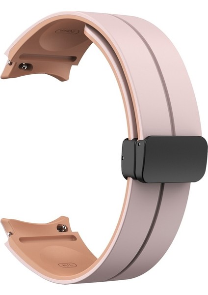 Samsung Galaxy Watch 6/6 Klasik Pembe+Gül Whisper Için Silikon Watch Band (Yurt Dışından)