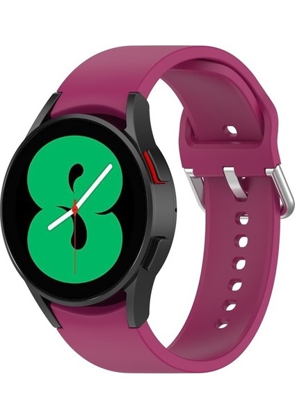 Samung Galaxy Watch4 40MM / 44MM Şarap Kırmızısı Için Silikon Kordonlu Saat (Yurt Dışından) indirimleri