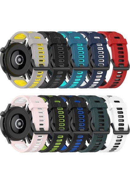 Samsung Galaxy Watch 4 44MM Kırmızı+Siyah Için Silikon Watch Band (Yurt Dışından) fiyatları