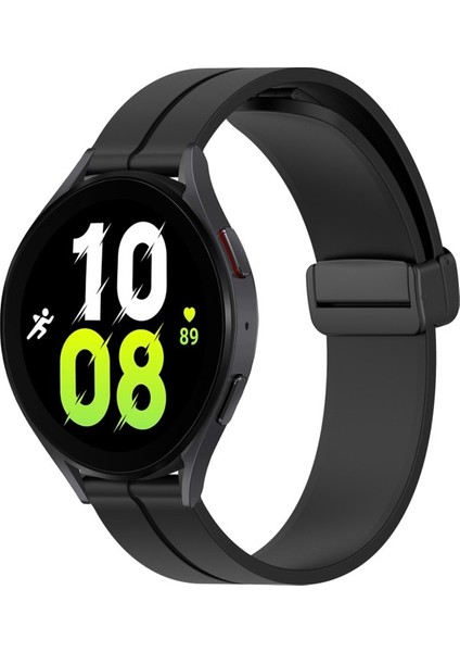Samsung Galaxy Watch 5 40MM Siyah Için Silikon Watch Band (Yurt Dışından)