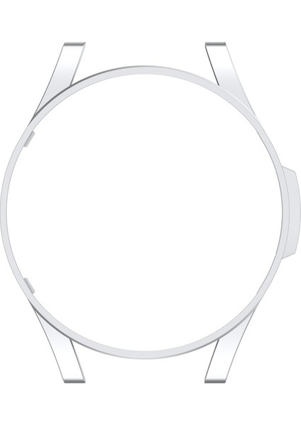 For Samsung Galaxy Watch4 Clic 46MM Half Coverage Hollowed Pc Protective Case Silver (Yurt Dışından) indirimleri