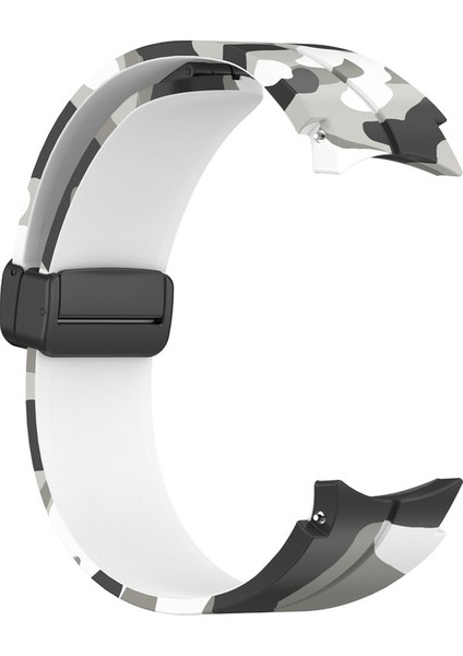 Samsung Galaxy Watch Için Silikon Watch Band5 / 5 Pro / Watch 4/4 Klasik Kamuflaj Beyaz (Yurt Dışından) indirimleri