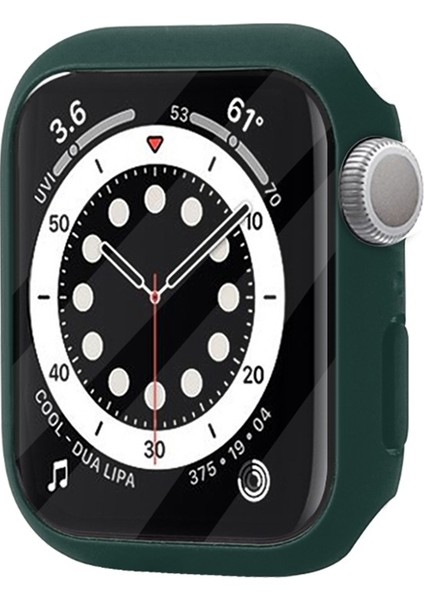 Pc Kılıf Temperli Cam Filmi ile Apple Watch Uyumlu S 7 41 mm Gül Altın (Yurt Dışından)