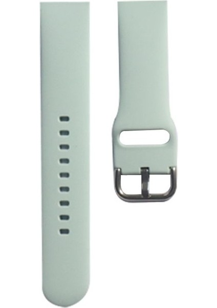 Apple Watch Uyumlu 7 41 mm / 6 & Se & 5 & 4 40 mm / 3 & 2 & 1 38 mm Açık Gri Kayış (Yurt Dışından)