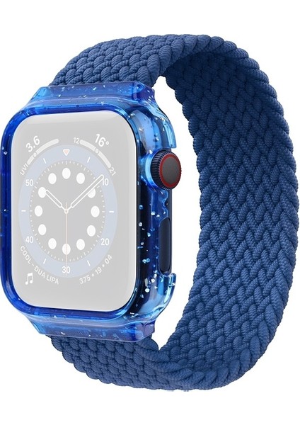 Örgü Kayışı Apple Watch Uyumlu Serisi Için 40 mm / 38 mm 140 mm Soğuk Deniz Mavisi (Yurt Dışından)