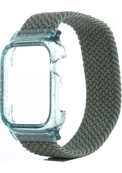 Örgü Kayışı Apple Watch Uyumlu Serisi Için 40 mm / 38 mm 140 mm Soğuk Deniz Mavisi (Yurt Dışından)