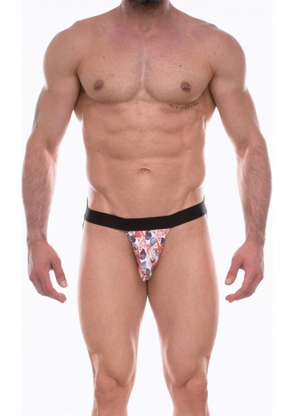 Erkek Desenli Jockstrap Çamaşır