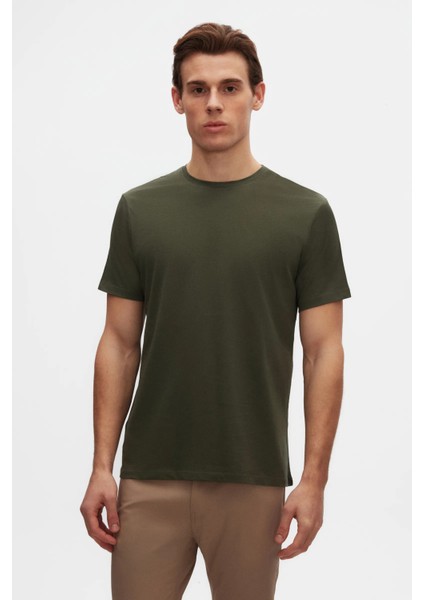 Ds Damat Slim Fit Kahve/haki/ekru 3'lü T-Shirt 4HC14ORTBN533 modelleri