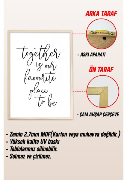 Dekorize Mdf Tablo Seti 3 Parça 3 mm - Çerçeveli Salon Oturma Odası Için Duvar Dekoru 3011