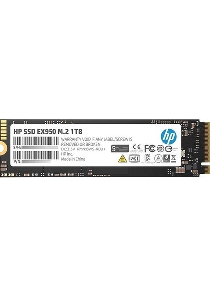Hp EX950 M.2 Nvme 3500/2900MB/S 5MS23AA SSD 1tb