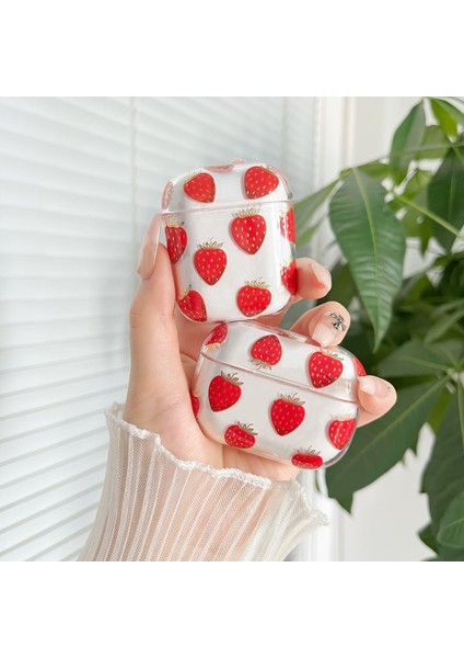 Apple Airpodspro2 Bluetooth Kulaklık Kılıfı Için Su Etiketi Şeffaf Düşme (Yurt Dışından)