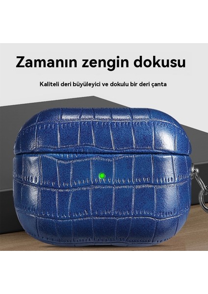 Timsah Deseni Için Airpods1/2 Nesil Bluetooth Kulaklık Seti (Yurt Dışından)