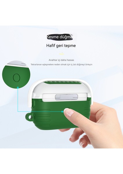 Sevimli Ins Yumuşak Kabuk Öğle Yemeği Kutusu Şekillendirme Airpods 3 Nesil Bluetooth Kulaklık Kılıfı (Yurt Dışından)