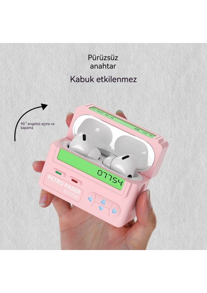 Retro Silikon Yumuşak Kabuk Için Airpods4 Bluetooth Kulaklık Seti (Yurt Dışından)