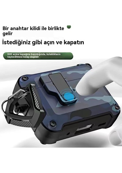 Airpods Pro2 Kılıfı Için Kamp Tarzı Anahtar Açma Kapağı (Yurt Dışından)