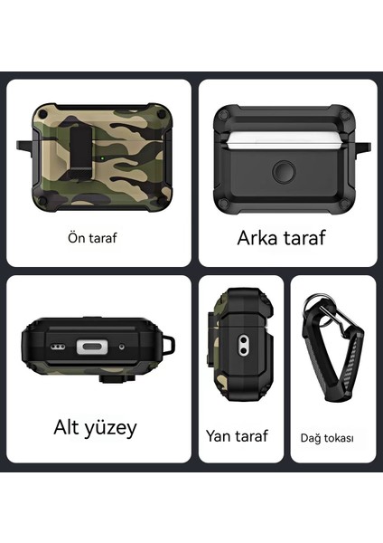 Airpods Pro2 Kılıfı Için Kamp Tarzı Anahtar Açma Kapağı (Yurt Dışından)