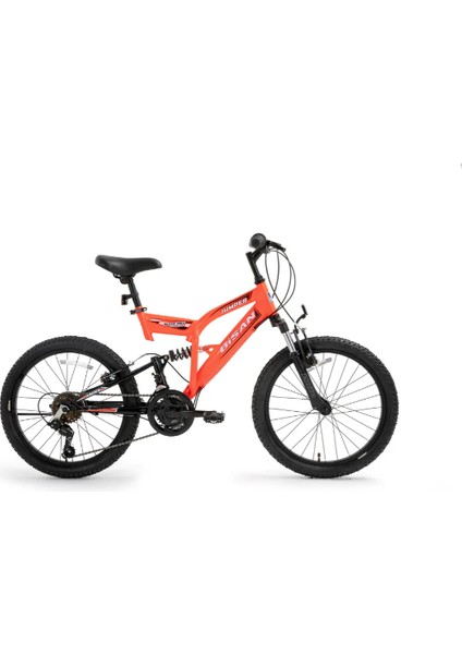 Jumper 20 Jant 34 cm Çocuk Bisikleti Neon Turuncu-Parlak Siyah