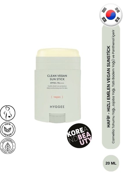 Hyggee Vegan Sunstick 20G