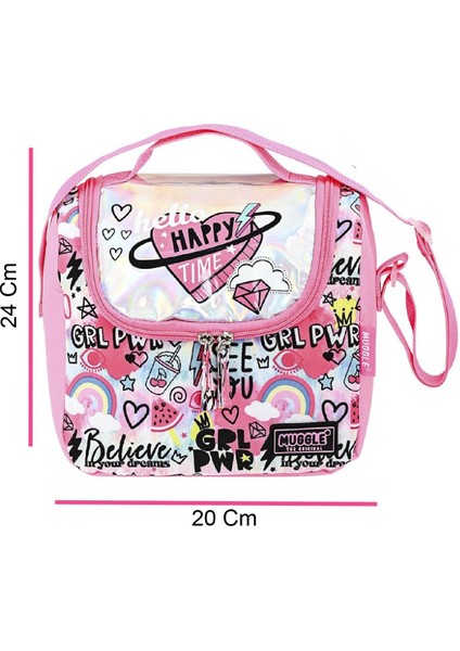 2 Bölmeli Fashion Totally Okul Çantası + Termoslu Beslenme Çantası + Kalemlik fırsatları