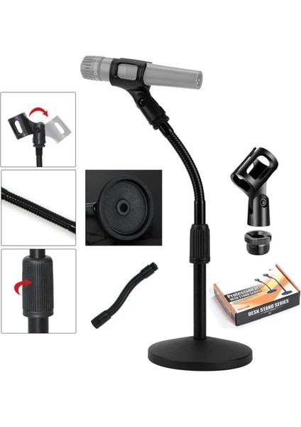 DS310 Ağırlıklı Masa Tipi Mikrofon Standı
