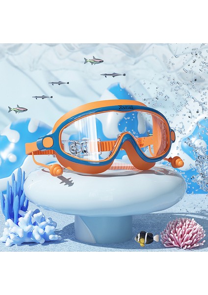 Çocuk Yüzme Gözlüğü Su Geçirmez Buğu Önleyici Hd Yüzme Gözlüğü Gözlükleri (Yurt Dışından)