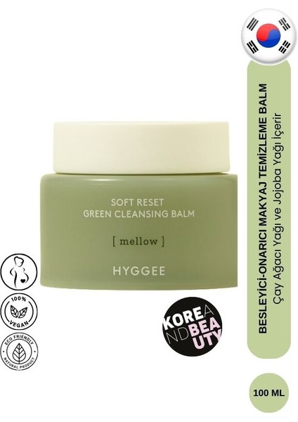 e Reset Clean Cleansing Balm 100 ml Nemlendirici Balm, Besleyen ve Onaran Balm, Makyaj Temizleme Balmı, Yüz Temizleme Balmı