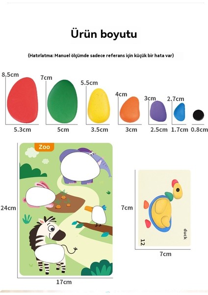 98 Adet Gökkuşağı Çakıl Yığılmış Müzik Çocuk Eğitici Oyuncaklar (Yurt Dışından) indirimleri