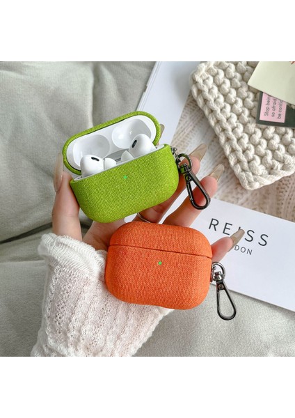 Airpods1/2 Nesil Bluetooth Kulaklık Kılıfı Için Denim Pu Kemer (Yurt Dışından)