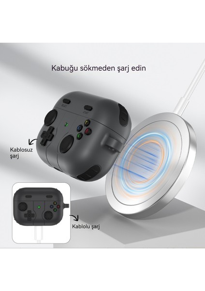 Retro Oyun Konsolu Airpods Için 1/2 Nesil Apple Kulaklık Kılıfı (Yurt Dışından)
