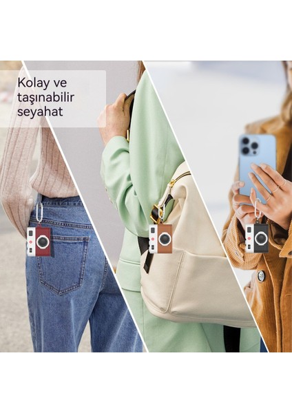 Sevimli Ins Retro Kamera Için Airpods 3 Nesil Kulaklık Kılıfı (Yurt Dışından)