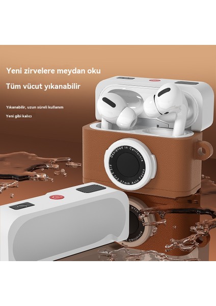 Sevimli Ins Retro Kamera Için Airpods 3 Nesil Kulaklık Kılıfı (Yurt Dışından)