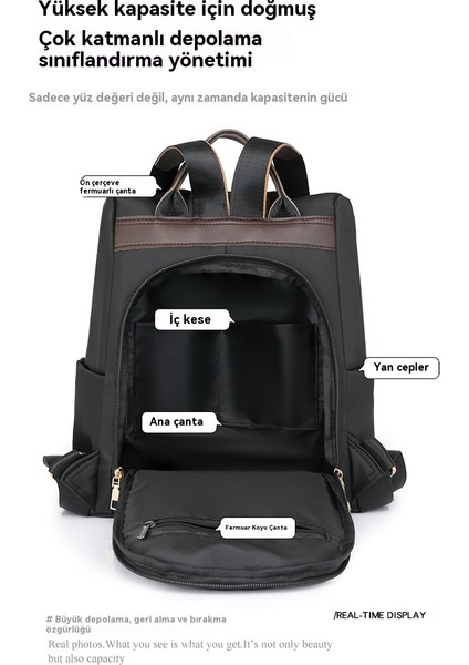 Sırt Çantası Kadın Moda Oxford Kumaş Tek Omuzlu Kadın Sırt Çantası Büyük Kapasiteli Olabilir (Yurt Dışından) modelleri