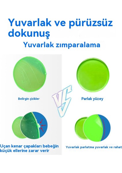 Şeffaf 10 Renk 10 Parça Erken Eğitim Öğretim Yardımcısı (Yurt Dışından)