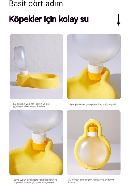 500ML Evcil Hayvan Eşliğinde Taşınabilir Içme Suyu Bardağı (Yurt Dışından)
