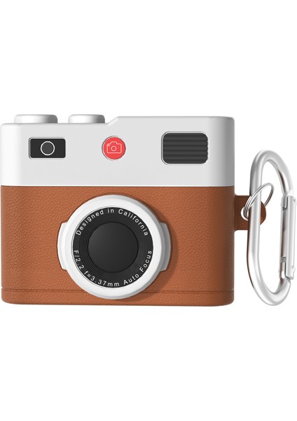 Sevimli Ins Retro Kamera Için Airpods Pro/pro2 Nesil Kulaklık Kılıfı (Yurt Dışından)