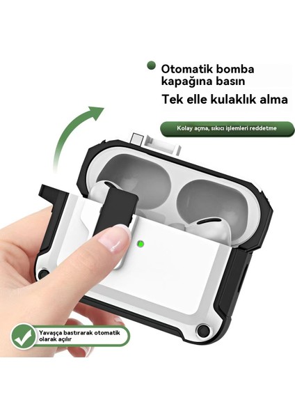 Anahtar, Airpods 3. Nesil Apple Kulaklık Kılıfı Için Açılır (Yurt Dışından)
