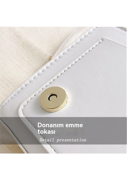 Yeni Kore Tarzı Ince Omuz Çapraz Omuz Çantası Sevimli Renk Jk Küçük Kare Çanta (Yurt Dışından) modelleri