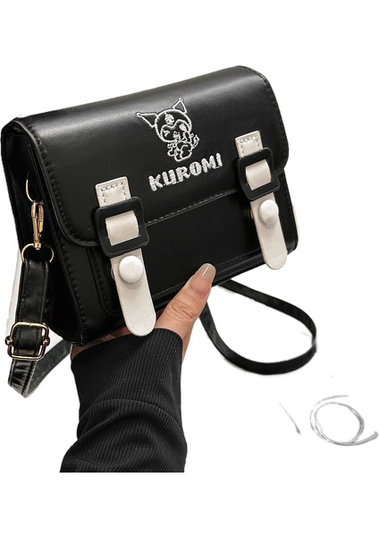 Yeni Kore Tarzı Ince Omuz Çapraz Omuz Çantası Sevimli Renk Jk Küçük Kare Çanta (Yurt Dışından)