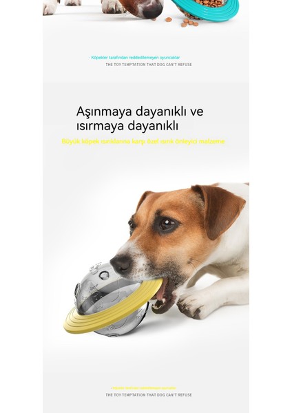 Evcil Köpek Isırmaya Dayanıklı Oyuncak Frizbi Ufo Kaçak Topu (Yurt Dışından)