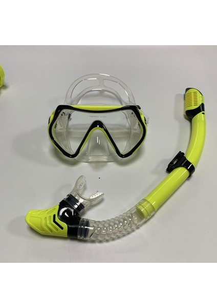 Şnorkel Gözlüğübuğu Önleyici Silikon Dalış Maskesiyetişkin Şnorkel Maskesi Şnorkel Hortum Seti (Yurt Dışından)