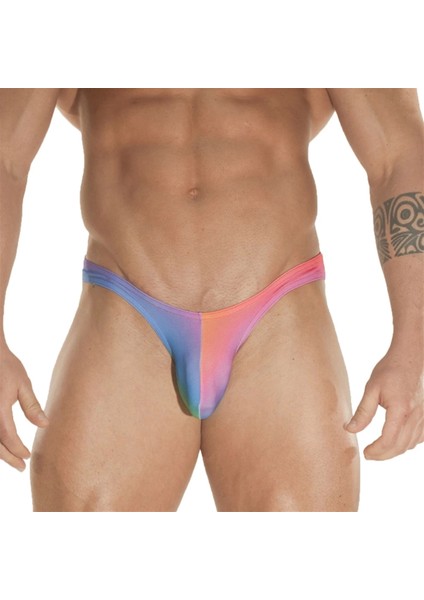 Gökkuşağı Desenli Erkek Slip