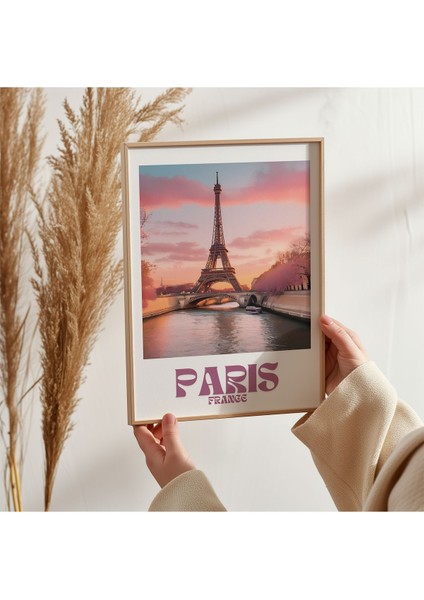 Art-Ahşap Çerçeveli "paris" Tablo