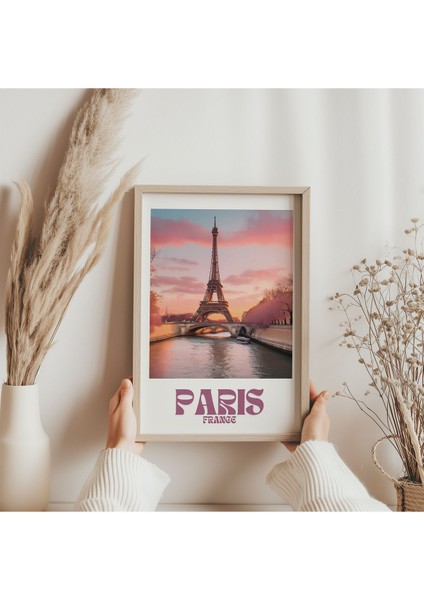 Art-Ahşap Çerçeveli "paris" Tablo