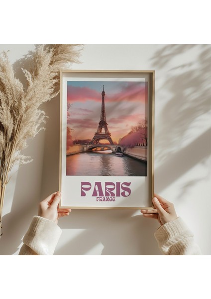 Art-Ahşap Çerçeveli "paris" Tablo