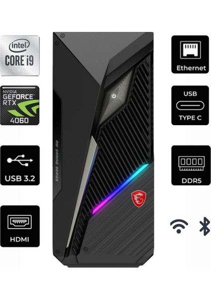 Msı Mag Infınıte S3 I9-14900KF 14NUC7-1436EU-117 64GB 1tb Rtx 4060 Ventus 8gb Windows 11 Home Masaüstü Gaming & 14NUC71436EUK117 (Outlet)